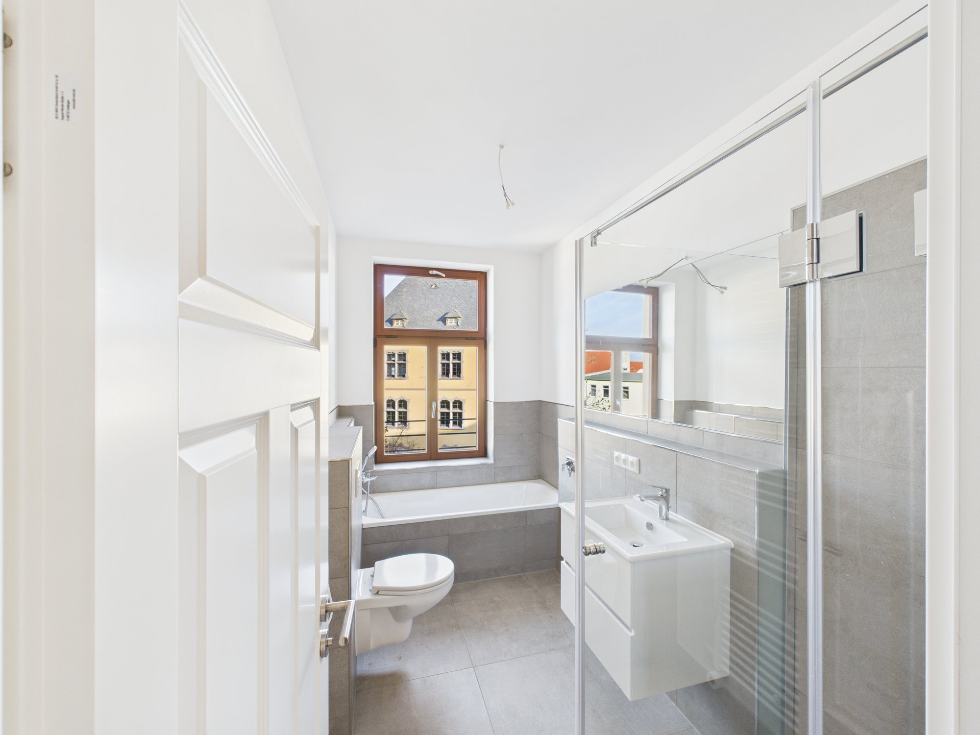 Palais Salve: Bad mit Fenster